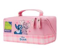 Get Trend Disney Stitch Trousse de Toilette Femme, Ado et Fille, Pochette Maquillage, Accessoire Voyage ou Salle de Bain, Idée Cadeau (Rose Stitch Angel)