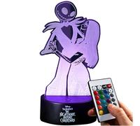 Get Trend Disney The Nightmare Before Christmas Veilleuse LED, Lampe USB Pile avec 16 Couleurs & 4 Modes, Table de Chevet et Bureau Lampe (Multi Jack)