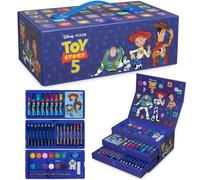 Get Trend Disney Toy Story Malette Dessin, Coloriage et Peinture Enfant | Kit Créatif Complet 41 Pièces à Crayon de Couleurs, Stylo Feutre, Aquarelle Peinture et Plus, Cadeau Enfant (Multi Toy Story)