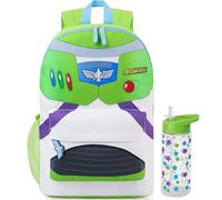Get Trend Disney Toy Story Sac a Dos avec Gourde Enfant Garcon, Buzz l'Eclair Fermeture Eclair Cartable et Gourde sans BPA, Cadeau Garcon (Multi Buzz)