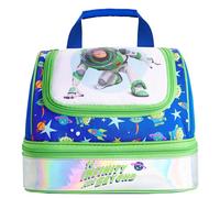 Get Trend Disney Toy Story Sac Isotherme Repas Enfant, Buzz l'eclair Sac Lunch Box avec Compartiment Double et Fermeture Eclair, Voyage ou Pique Nique Idee Cadeau (Vert Buzz)