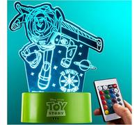 Get Trend Disney Toy Story Veilleuse LED, Lampe USB Pile, 16 Couleurs & 4 Modes, Table de Chevet et Bureau Lampe avec Luminosité Réglable (Multi Toy Story)
