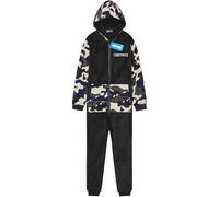 Get Trend Fortnite Grenouillere Adolescent Garcon Combinaison Enfant Pyjama Combinaison Polaire avec Capuche Idée Cadeau Gamer (14-15 Ans, Noir Camo Fortnite)