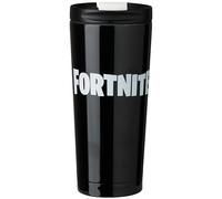 Get Trend Fortnite Mug Isotherme de Voyage 425 ml/15 oz, Gourde Inox Gobelet Thermique, Tasse à Café Métal et Bouteille Sport (Noir Fortnite)