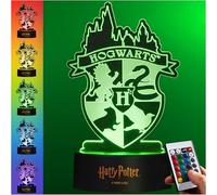 Get Trend Harry Potter Hogwarts Lampe de Table LED, Lampe de Bureau Intensité Réglable, Alimentation USB et Piles, 16 Couleurs, 4 Modes, Déco Chambre (Multi Harry Potter)