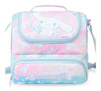 Get Trend Hello Kitty Cinnamoroll Sac Isotherme Repas Enfant Fille, Double Compartiment Lunch Bag Isotherme avec Sangle Réglable et Fermeture Eclair (Multi Cinnamoroll)