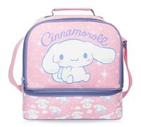 Get Trend Hello Kitty Cinnamoroll Sac Isotherme Repas Enfant Fille, Lunch Bag Isotherme avec Double Compartiment et Fermeture Eclair, pour École ou Pique Nique, Cadeau Fille (Rose/Multi Cinnamoroll)
