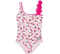 Get Trend Hello Kitty Maillot de Bain Fille 1 Pieces Confortable Kawaii Maillots de Bain Ados pour Piscine Plage Cadeau Fille (13-14 Ans, Rose Hello Kitty)