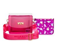 Get Trend Hello Kitty Sac à Main Sac Bandoulière Fille Ado avec Kuromi Pochette Zippée Porte Monnaie Sangle Réglable Cadeau pour Elle