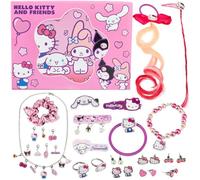 Get Trend Hello Kitty Sanrio Calendrier de l'Avent 2026 Fille à 24 Surprise | Accessoires Cheveux et Bijoux, Pince a Cheveux, Chouchou et Plus, Compte à Rebours de Noël, Cadeau Fille (Rose Hello Kitty)