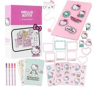 Get Trend Hello Kitty Sanrio Kit Scrapbooking Fille Set DIY avec Carnet Scrapbooking Autocollants Kawaii Stylos Fournitures Créatives Idée Cadeau (Multi Hello Kitty)