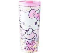 Get Trend Hello Kitty Sanrio Mug Isotherme de Voyage 425 ml/15 oz, Gourde Inox Gobelet Thermique, Tasse à Café Métal et Bouteille Sport (Multi Hello Kitty)