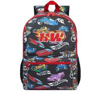 Get Trend Hot Wheels Grand Sac a Dos Enfant Garcon, 46 cm Cartable Rembourré et Fermeture Eclair, École Sport ou Voyage, Cadeau Garcon (Multi Hot Wheels)