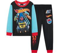 Get Trend Hot Wheels Pyjama Garçon à Manches Longues, Ensemble Pyjama 2 Pièces pour Nuit, Détente ou Maison, Idée Cadeau (5-6 Ans, Multi Hot Wheels)