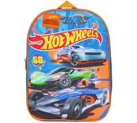Get Trend Hot Wheels Sac à Dos Enfant Maternelle 3+ Ans Cartable Fille Garçon Sac Enfant de Crèche Déjeuner Sacs à Dos Voyage Sport (Bleu Hot Wheels)