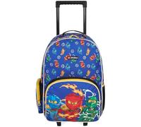 Get Trend Lego x Ninjago Sac a Dos Roulette, 2 en 1 Sac à Dos et Trolley avec Fermeture Eclair, École, Sport ou Voyage Cadeau (Multi Lego)