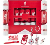 Get Trend Liverpool Crackers Noel Luxe, Lot de 6 Thème Football Club Crackers de Noël, Accessoire Festival, Deco Table Noel Idee Cadeau (Multi Liverpool)
