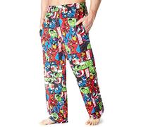 Get Trend Marvel Avengers Bas de Pyjama Homme, Pantalon Pyjama Confortable et Stylé - Cadeau Homme et Ado (XL, Multi Avengers)