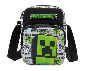Get Trend Minecraft Sac Bandoulière Garcon et Ado, Crossbody Bag Fermeture Eclair et Compartiments Multiples, Voyage Cadeau Garcon (Multi Minecraft)