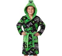Get Trend Minecraft | Super Mario Robe de Chambre Polaire Enfant à Capuche | Ultra Doux Peignoir de Bain avec Ceinture, Loungewear pour Détente ou Cocooning, Gaming Merchandise, Cosy Cadeau Enfant