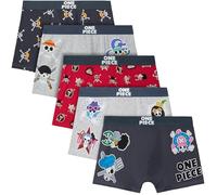 Get Trend One Piece | Dragon Ball Z | Naruto Boxer Enfant Garcon, Lot de 5 Calecon, Ceinture Elastique sous Vêtements, Idee Cadeau Anime
