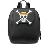 Get Trend One Piece Sac à Dos Femme et Ado, Sac Kawaii Mode en Similicuir PU, pour Travail, Voyage ou Loisirs, Cadeau Original (Noir One Piece)