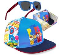 Get Trend Pat Patrouille Casquette Baseball et Lunettes de Soleil Enfant 2 Ans à 6 Ans, avec Protection UV, Idee Cadeau Garcon (Multi Paw Patrol)