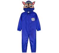 Get Trend Paw Patrol Combinaison de Pluie Enfant Garçon, Tenue de Pluie Enfant Imperméable à Capuche Doublure Polaire (5-6 Ans, Bleu Paw Patrol)