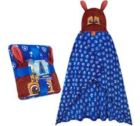 Get Trend Paw Patrol Couverture a Capuche Enfant 3D, 130x90 cm, Poncho Plaid Polaire Chaud, Couverture Portable, Cosy Idee Cadeau (Bleu Paw Patrol)