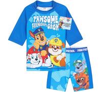 Get Trend Paw Patrol Ensemble de Maillots de Bain Garçon Marshall Rubble Chase 2 Pièces Short de Bain et T-shirt pour Plage Piscine (2-3 Ans, Bleu Paw Patrol)