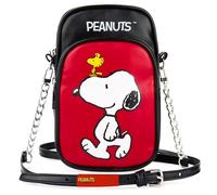 Get Trend Peanuts Snoopy Sac Bandoulière Fille et Ado Pochette Téléphone Bandoulière Épaule Sac de Voyage Cadeau Fille (Multi Peanuts)