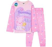 Get Trend Peppa Pig Pyjama Ensemble pour Filles 18 Mois à 5 Ans, Vêtement de Nuit, Cosy Pantalon et Haut, Idée Cadeau Enfants (3-4 Ans, Rose Peppa Pig)