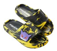 Get Trend Pokemon Claquette Garcon, Ectoplasma et Pikachu Été Chaussons Enfant et Ados, Voyage Accessoires, Sandales Plage Idee Cadeau (34/36 EU, Multi Marble)