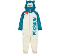 Get Trend Pokemon Combinaison de Pluie Enfant Imperméable Garçon Fille avec Capuche Polaire, Tenue de Pluie Anime (9-10 Ans, Multi Snorlax)