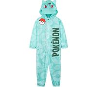Get Trend Pokemon Combinaison de Pluie Enfant Imperméable Garçon Fille avec Capuche Polaire, Tenue de Pluie Anime (9-10 Ans, Bleu Bulbasaur)
