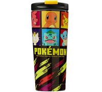 Get Trend Pokemon Mug Isotherme de Voyage 425 ml/15 oz, Gourde Inox Gobelet Thermique, Tasse à Café Métal et Bouteille Sport (Multi Pokemon)