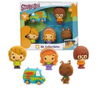 Get Trend Scooby Doo Lot de 5 Mini Figurine Collection pour Enfant et Fan | Douce Figurine Articulée Taille 5 cm, Pour Jouer, Exposer ou Decoration Chambre, Cadeau Enfant et Fans