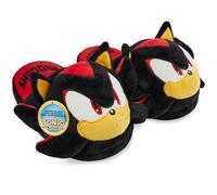 Get Trend Shadow 3D Chaussons Enfant Garçon, Peluche Pantoufle Chauds Maison Semelle Antidérapante, Cosy Cadeau Gamer (33/34 EU, Noir/Multi Shadow)