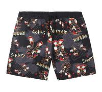 Get Trend Sonic Maillot de Bain Garcon 5-12 Ans, Bermuda Short de Bain Ceinture Elastique Doublure Intérieure, UPF 50+, Ete Idee Cadeau (5-6 Ans, Noir Shadow)