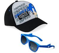 Get Trend Sonic The Hedgehog Casquette Enfant Garcon Ensemble Casquette Garcon Fille et Lunettes de Soleil Enfant UV400 Chapeau Plage Enfant Protection Soleil Accessoire Officiel Taille Unique