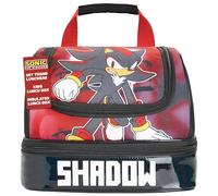 Get Trend SONIC THE HEDGEHOG Sac Repas Isotherme Enfant Ado Shadow Lunch Box Double Compartiment Sac Pique Nique (Noir Shadow)