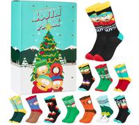 Get Trend South Park Calendrier de l'Avent Chaussettes pour Homme (Multicolore South Park, Taille 39-45)