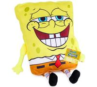 Get Trend Spongebob Squarepants Coussin 3D Enfant Ado et Adulte, Oreiller Décoratif en Polaire Douce pour Canapé, Décoration Chambre et Voyage (Jaune Spongebob, L35 x W28)