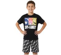 Get Trend Spy x Family Ensemble Pyjama Garcon 7 a 16 Ans, 2 Pièce Été T-Shirt Manche Courte Pyjama Short Vêtement de Nuit Cadeau Garcon (9-10 Ans, Multi Spy Family)