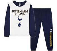 Get Trend Tottenham Hotspur Pyjama Garçon et Ado 7-14 Ans, Ensemble 2 Pièces, Haut Manches Longues et Pantalon, Cadeau Foot (13-14 Ans, Bleu Marine Tottenham Hotspur)
