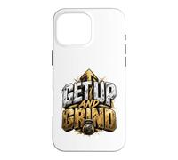 Get Up and Grind d'entraînement Swing Heavy Kettlebell Coque pour iPhone 16 Pro Max
