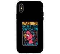 Get Well May Be A Little Swollen Cute Women Nose Surgery Coque pour iPhone X/XS