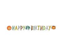 Get Wild Happy Birthday Letter Banner