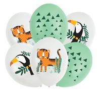 Get Wild Lot de 6 ballons en latex 27,5 cm