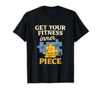 Get Your Fitness Inner Piece Puzzle Yoga Mindfulness T-Shirt